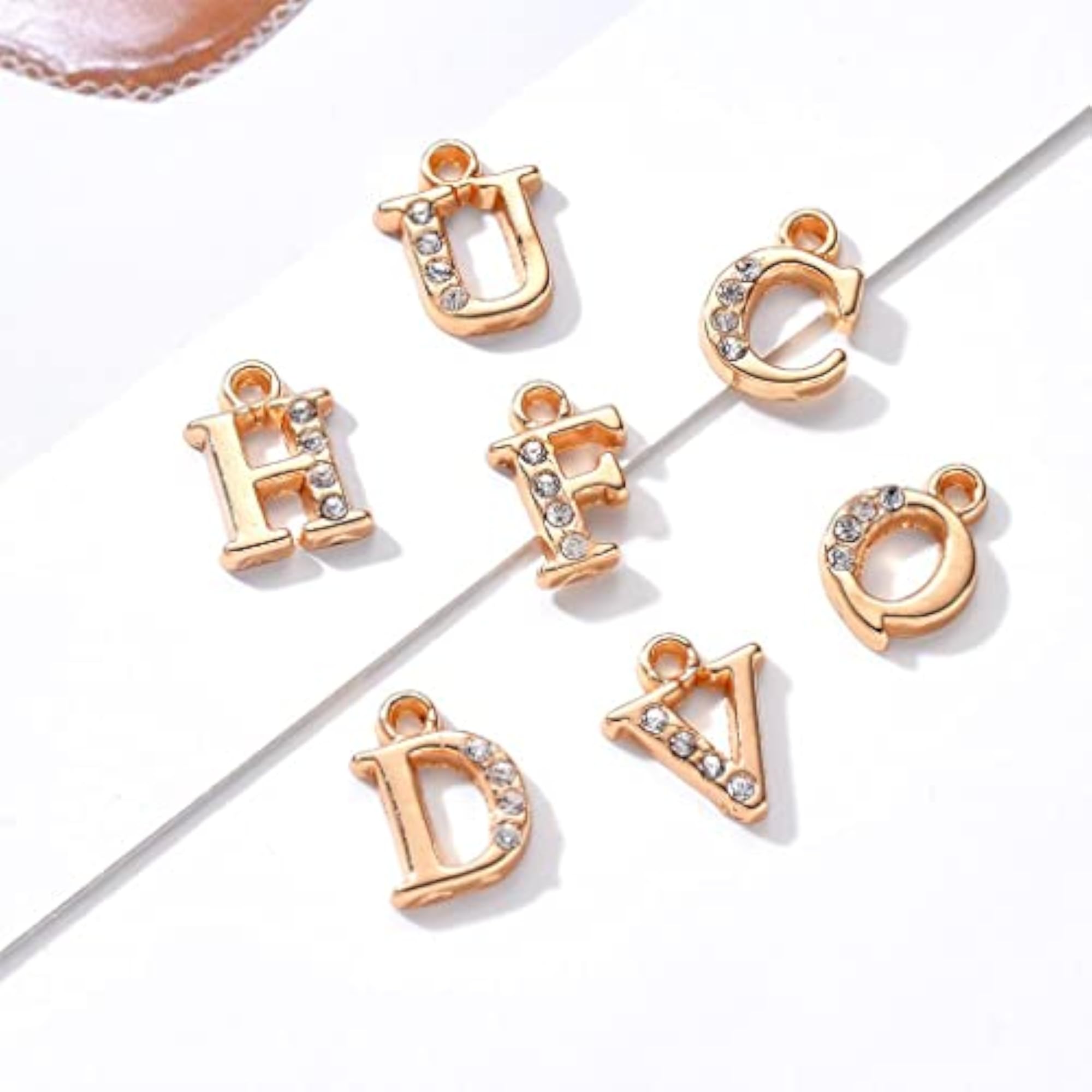 A-Z Letter Charms Alphabet Beads DIY Gift Set